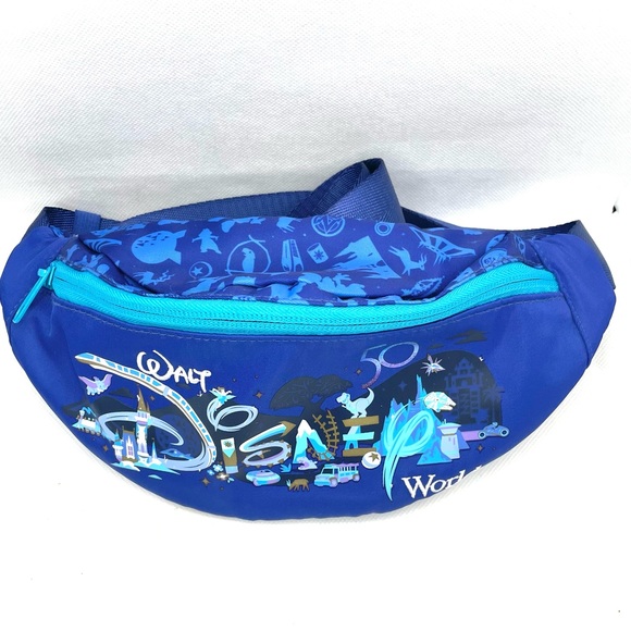 Disney Parks Hip Pack Belt Bag Walt Disney World 50th Anniversary - Picture 2 of 7